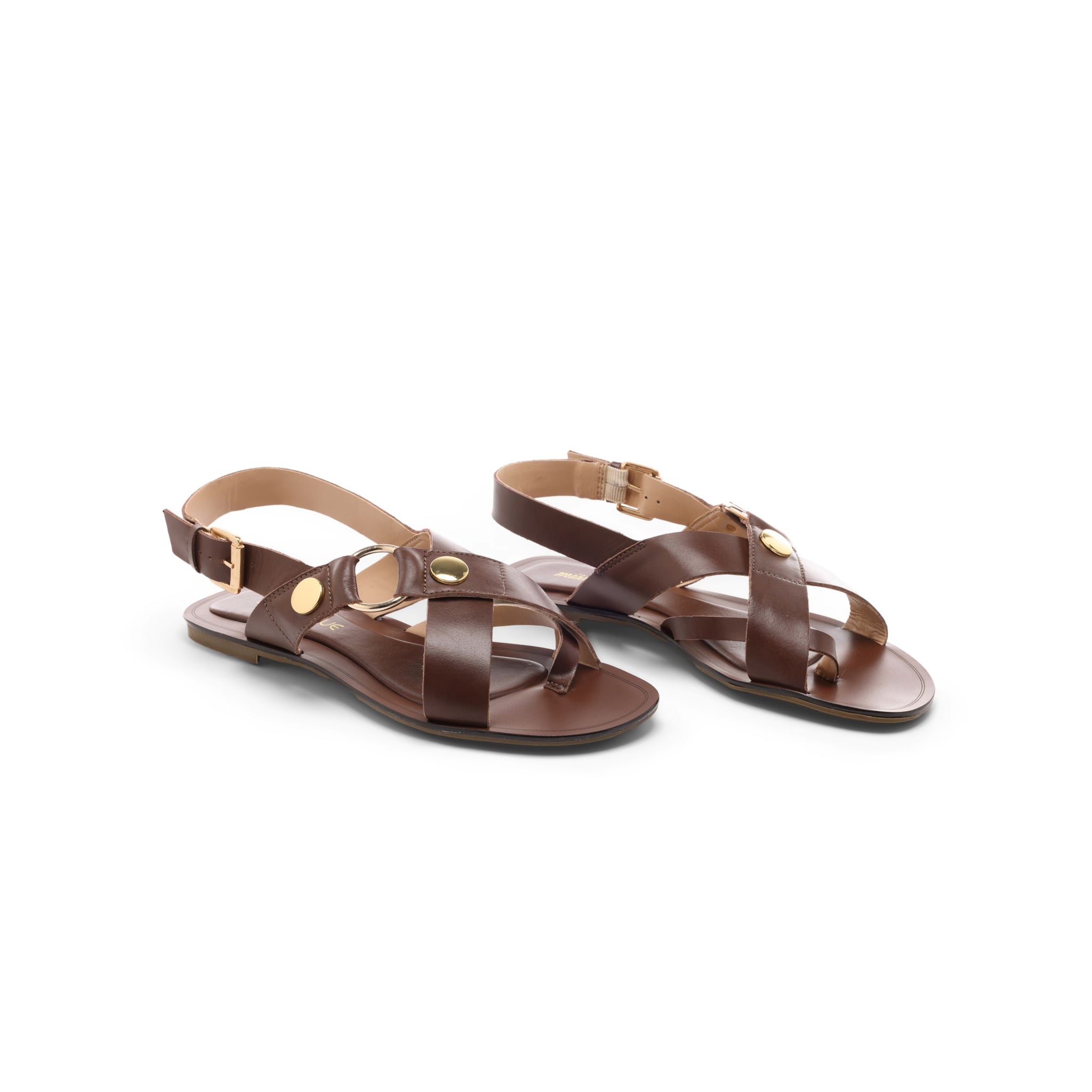 Sovana Sandal Flats - Mocha